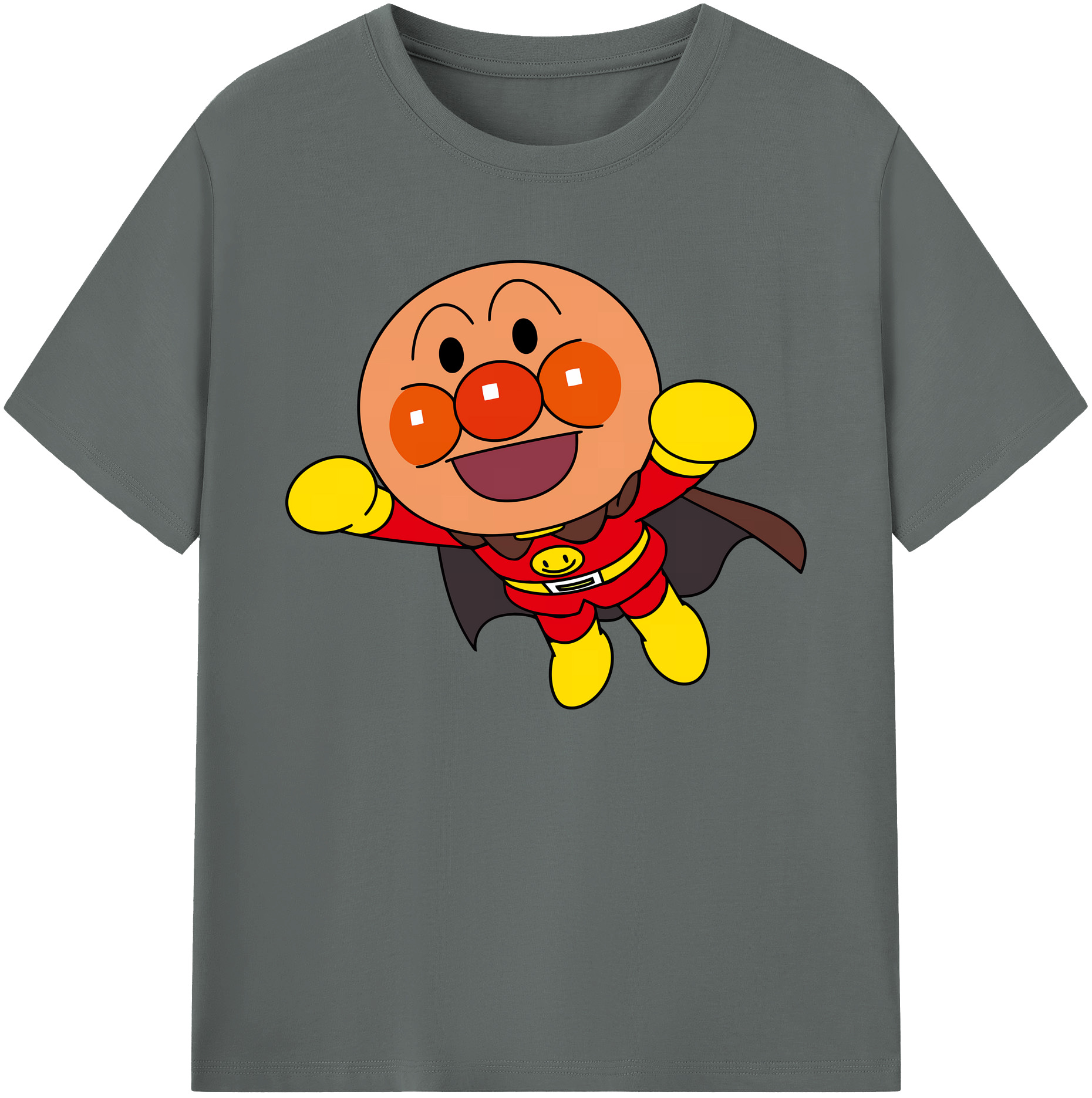（画像用） アンパンマン Anpanman 綿100％ メンズ半袖Tシャツ｜肌触りやわらか＆通気性